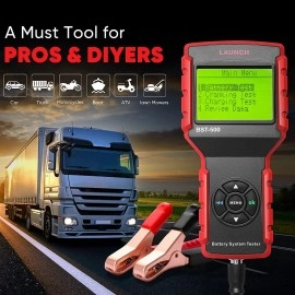 LAUNCH BST-500 Cranking and Charging System Test 6V 12V 24V Load Tester 100-2000 CCA Car Battery Tester