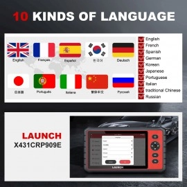 LAUNCH X431 CRP909E Full System Car Diagnostic Tool  with 15 Reset Service PK MK808 CRP909