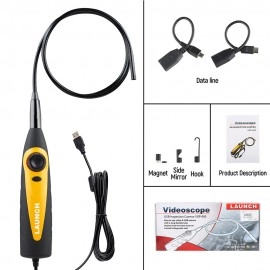 Launch VSP-600 Inspection Camera Videoscope Borescope with 7mm USB for Viewing/ Capturing Images of Hard-to-Reach Areas