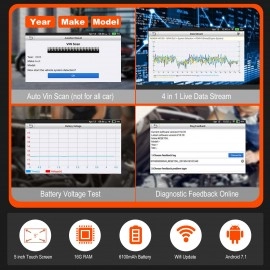 Launch X431 CRP129E for OBD2 ENG ABS SRS AT Diagnosis and Oil/Brake/SAS/TMPS/ETS Reset