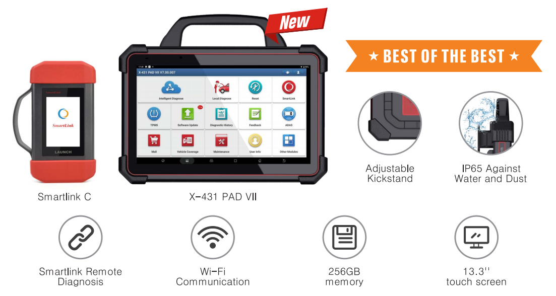 Launch-X-431-PAD-VII-PAD-7-Elite-Plus-GIII-X-Prog-3-Full-System-Diagnostic-Tool-Support-Key-Programming-Online-Coding-and-ADAS-Calibration-SP371SK368